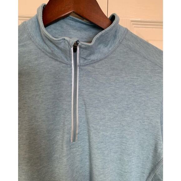 Carhartt Force quarter zip pullover blue size medium 8-10 euc - Picture 4 of 9